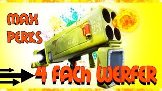 4 Fach Werfer Volle Perks , Feurige Angelegenheit | Fortnite Rette Die Welt