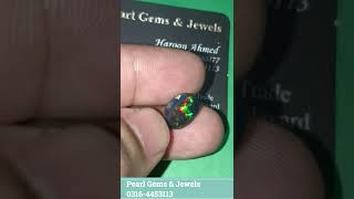 Ethiopian Black Fire Opal || Pearl Gems& Jewels || Black Fire opal