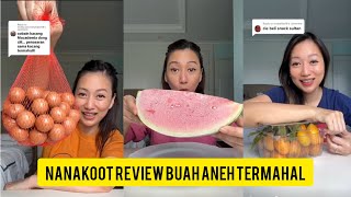 TIKTOK NANAKOOT MAKAN BUAH ANEH TERMAHAL DI DUNIA ‼️ Makan semangka 🍉 beku😱