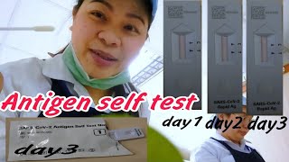 How to do a self test Covid-19(Antigen rapid test kit)