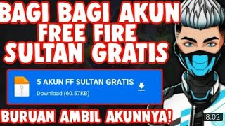 BAGI BAGI AKUN FREE FIRE HARI INI NO TIPU !! TERBARU 2021