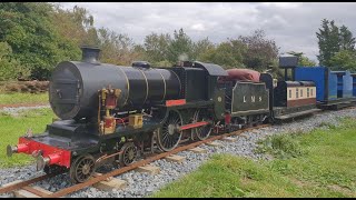 1937 MINIATURE STEAM LOCO  "Sir Walter Raleigh" CAB VIEW at Hereford Society of Model Engineers