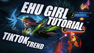 NEW TUTORIAL!!! EHU GIRL❤️ TIKTOK TREND | MLBB | KOLOHE KAI | ARZN GAMING