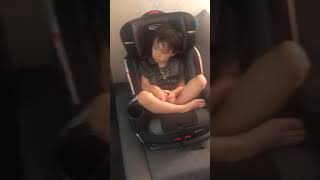 Kid in the car seat