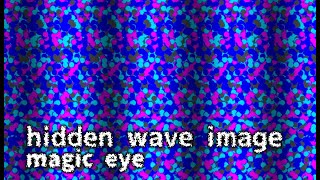 Hidden wave image,magic eye pictures stereogram