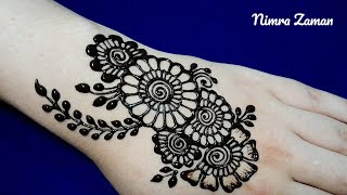 Very Easy latest mehndi designs for back Hand-New simple Mehndi designs-Mehandi ka design-Mehndi