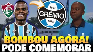 💥✅ NOTÍCIA EXCLUSIVA! TRICOLOR COMUNICA! ACABOU DE SAIR! ÚLTIMAS NOTÍCIAS DO GRÊMIO HOJE!