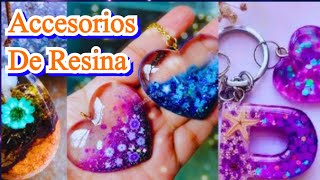 ⭐HACER MANUALIDADES⭐ Joyas llaveros y pendientes de resina epoxi faciles para vender y HACER EN CASA