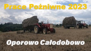 Prace pożniwne 2023 na wesoło ✔ Oporowo całodobowo ✔Vixa ✔ Ursusiki i Władimirec w akcji ✔