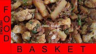 Aloo Gobi Fry | Aloo Gobi Fry recipe in English |  Cauliflower Potato Fry recipe in English