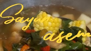 Masak Sayur Kesukaan nenek | sayur asem #pamulangfoodies #sayurasem #menusederhana