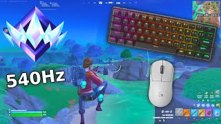 SteelSeries Apex Pro Mini ASMR 😴 Solo Gameplay 🏆 Satisfying Keyboard Fortnite 540 FPS 4K ⭐