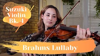 Lullaby by J. Brahms | Suzuki Violin Vol. 4 Tonalization