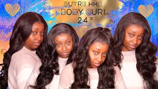 NEW ! This 5x5 Wig Is WIGGING! Outre HHB Body Curl 24 Ft. Wigtypes