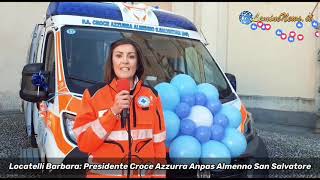 10 Gennaio 2021 cerimonia di inaugurazione nuova ambulanza Croce Azzurra Almenno San Salvatore