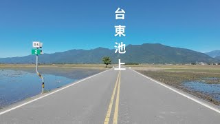 我喜歡台東的藍 (池上伯朗大道+天堂路+大坡池) 純音樂空拍 #花東旅遊  #伯朗先生 #台東旅遊 #花東縱谷