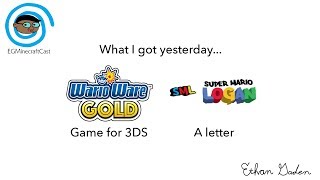 My b-day present (WarioWare Gold) and a letter from SuperMarioLogan