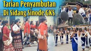 Tarian Woleka dan Gasa Kako Sumba Barat Daya. Penyambutan di Sidang Sinode GKS Ke-43