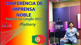 Noble | Conferência de imprensa SF1 Festival da Canção