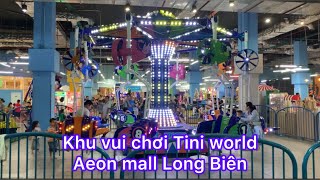 Trải nghiệm các trò chơi tại Tini World Aeon mall Long Biên có những gì