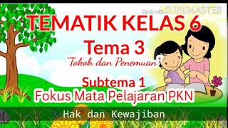 KELAS 6 TEMATIK || TEMA 3 SUBTEMA 1 (hak dan kewajiban)