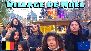 LIEGE CHRISTMAS MARKET EUROPE 🎄 Village de Noel Belgium 🌴 The Hightrees 🌲 Family Vlog