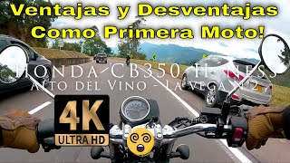 Ventajas y desventajas Honda CB350 H'ness | Es buena como primera moto? | 4K | #Honda