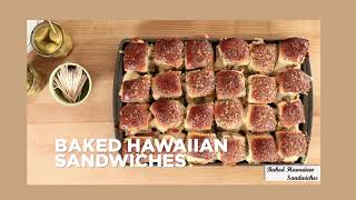 Baked Hawaiian Sandwiches