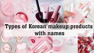 Types of Korean makup products with names|| Arpita stylish world video