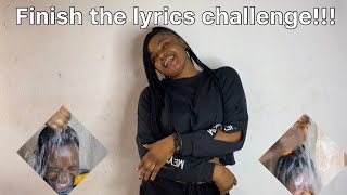 “FINISH THE LYRICS CHALLENGE OR GET WET” FT TJ | EXTREMELY FUNNY 😂