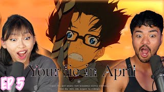 Grey Skies | Your Lie In April Episode 5 REACTION!