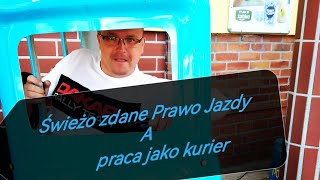 Świeżo zdane Prawo Jazdy A praca jako kurier. Praca Kuriera