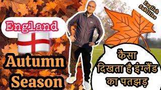 England Autumn | Walk Through Motorway Bridge & Gardening Allotments | Hindi Audio English Subtitles