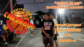 TEAM RICHARD VS DRAGA-A Kiddies Division* Barangay 24 inter Barangay BasketBall League