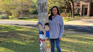 Charlie Brown Christmas Porch Sign | Yard Art | PICKETSBYFAITH