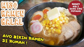 Resep MISO RAMEN HALAL, -Cara Membuat Ramen Jepang di rumah Secara Sederhana