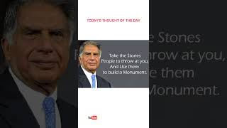 TODAY'S THOUGHT OF THE DAY 04/01/2022 #Shorts #YTShorts #QUOTES #THOUGHTS #RATANTATA SIR