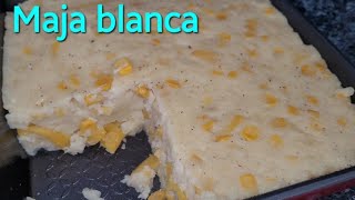 Maja Blanca,Dessert