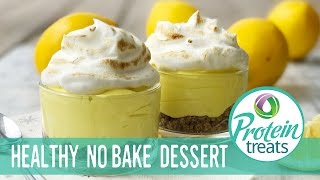 Lemon Dessert No Bake Weight Loss Recipe (Sugar-Free & Gluten-Free) Protein Treats by Nutracelle