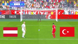 TURKEY vs AUSTRIA - EURO 2024 Round of 16 | Penaltyshootout | FC 24