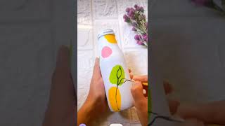 Bottle painting ideas//Glass painting