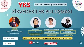 2025 YKS SÖZEL ZİRVEDEKİLER BULUŞMASI