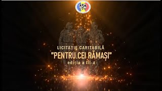 A.M.V.V.D.- LICITAȚIE CARITABILĂ „PENTRU CEI RĂMAȘI” - ediția a III-a, 11.11.2021, orele 18.00-22.00