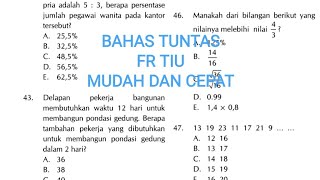 TIU || FR TIU Part 6 || Latihan soal TIU dan pembahasannya