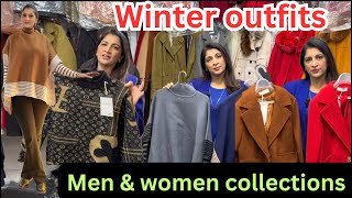 Winter outfits | Branded coats & sweaters | men & women winter wardrobe | free delivery | branded