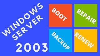 ¿Cómo reparar el arranque de Windows Server 2003? Boot Repair