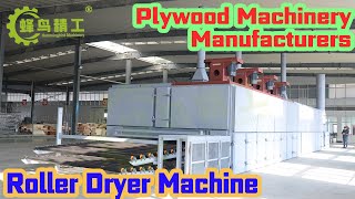 Roller dryer machine｜Core Veneer Drying Machine Roller Type for Plywood Dryerv｜Máy sấy con lăn