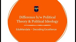 Difference b/w Political Theory & Political Ideology I PSIR Optional I Lecture 14 | EduMandala