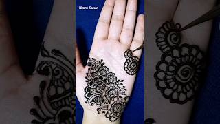 #shorts Floral mehndi design for front side #mehndi #mehndidesigns #henna