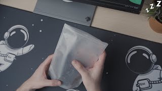 ASMR Cherry MX Black Keyboard Switches and Packaging Sounds (No Talking)I Preston TalkZZZ